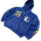 Acid washed laud zip up