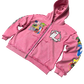 Acid washed laud zip up