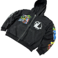 Acid washed laud zip up